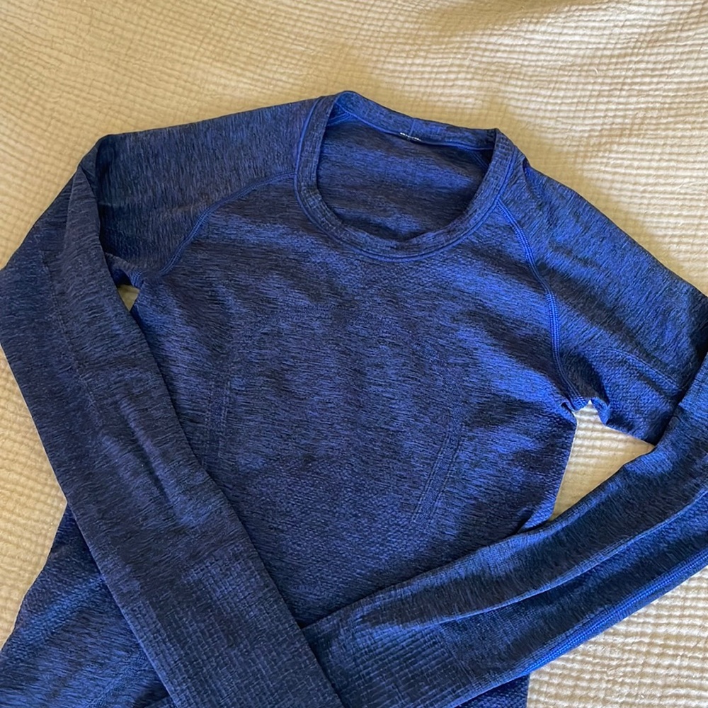 Lululemon Swiftly Long Sleeve Blue